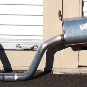 Muffler & Pipe Assembly New Genuine 2011-13 Audi A3 TDi Diesel 8P0 253 207 BE