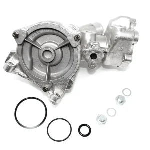 Alternative view of 1996 Mercedes C280 C36 AMG E320 Laso German Water Pump Without Oil Cooler LASO