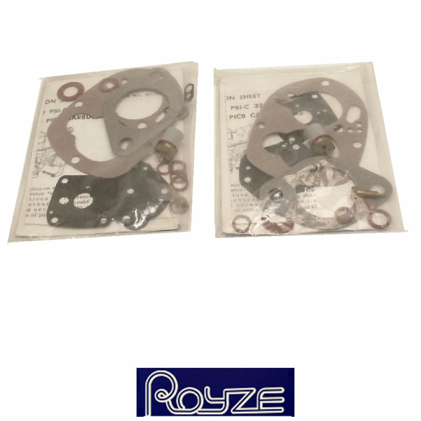 Pair Royze Carburetor Repair Kits Solex 40PBIC 1952-58 Porsche 1951-55 Mercedes - Image 3