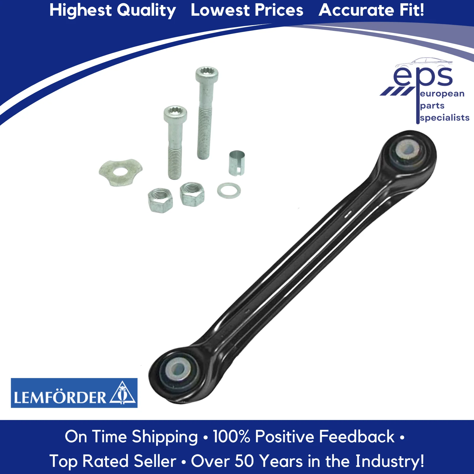Left or Right Rear Suspension Strut Arm & Bolt Kit 1984-11 Mercedes Lemferder - Image 3
