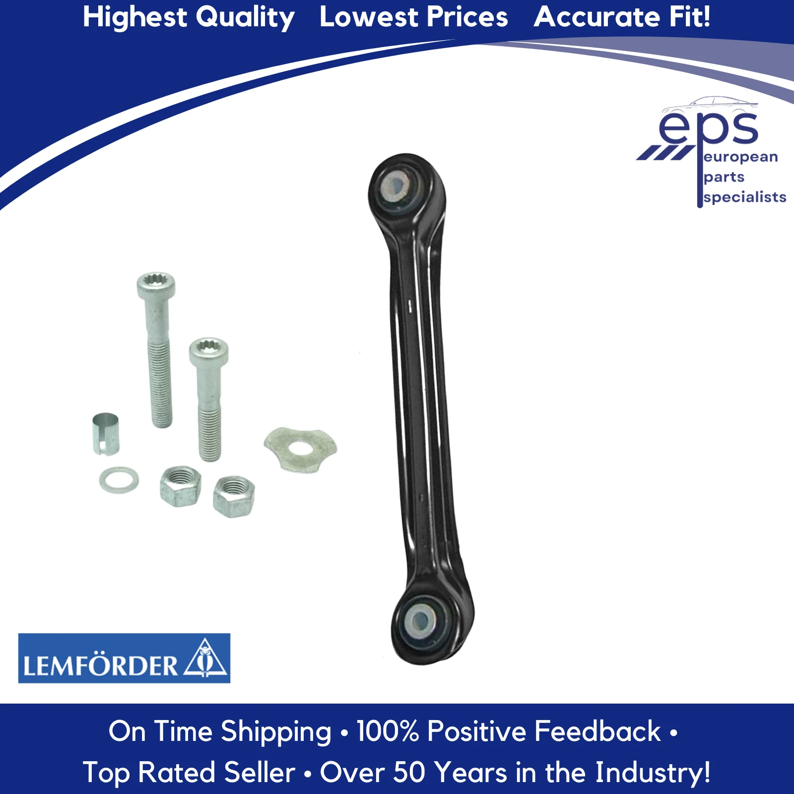 Left or Right Rear Suspension Strut Arm & Bolt Kit 1984-11 Mercedes Lemferder - Image 4