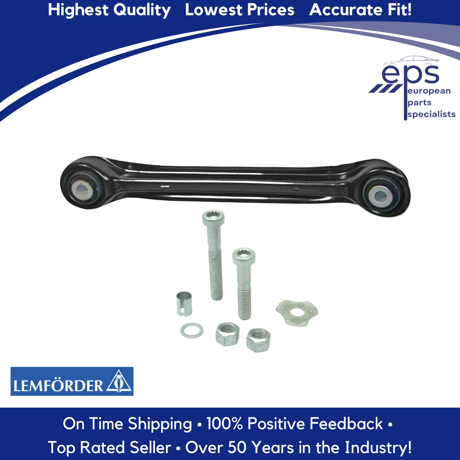 Left or Right Rear Suspension Strut Arm & Bolt Kit 1984-11 Mercedes Lemferder - Image 6