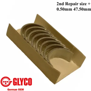 Alternative view of 2nd US 47.50mm Rod Bearing Set 1966-83 BMW 1600 1800 2000 2002 320i German Glyco