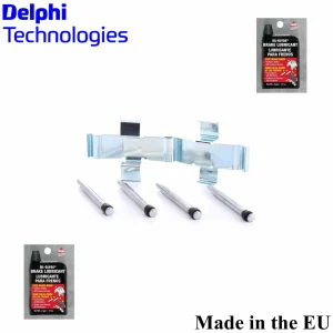 Alternative view of 1963-76 Mercedes Ate Front Caliper Brake Pad Sliding Pin Spreader Spring Kit