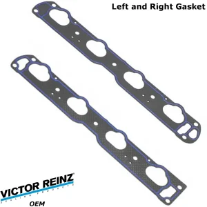 Alternative view of 1992-95 Mercedes 400 420 500 Left Right Intake Manifold Gasket OEM Victor Reinz