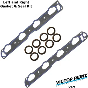 Alternative view of Intake Manifold Gasket & Boot Set 1992-95 Mercedes 400 420 500 OEM Victor Reinz